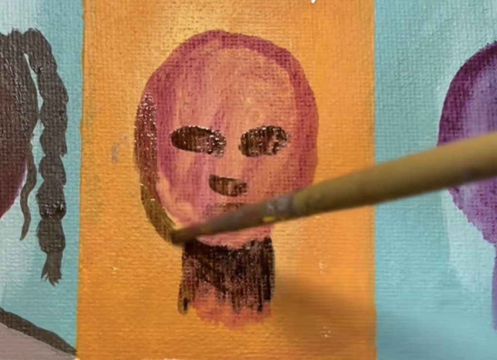 How to paint a mini portrait with oil paint