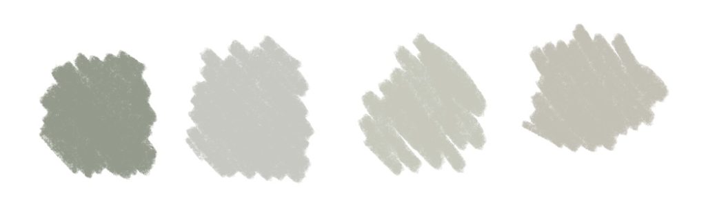 Light grey spring color palette