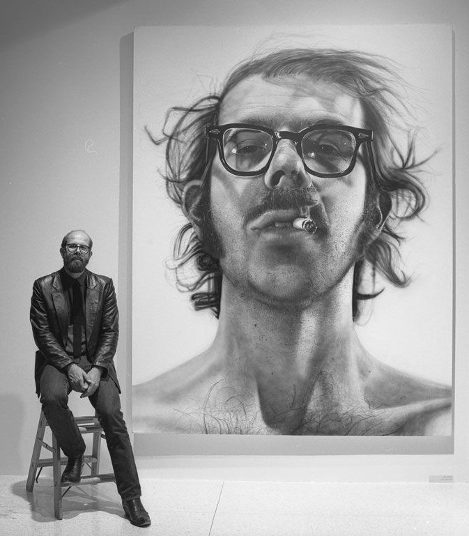 Chuck Close Hyperrealism artwork