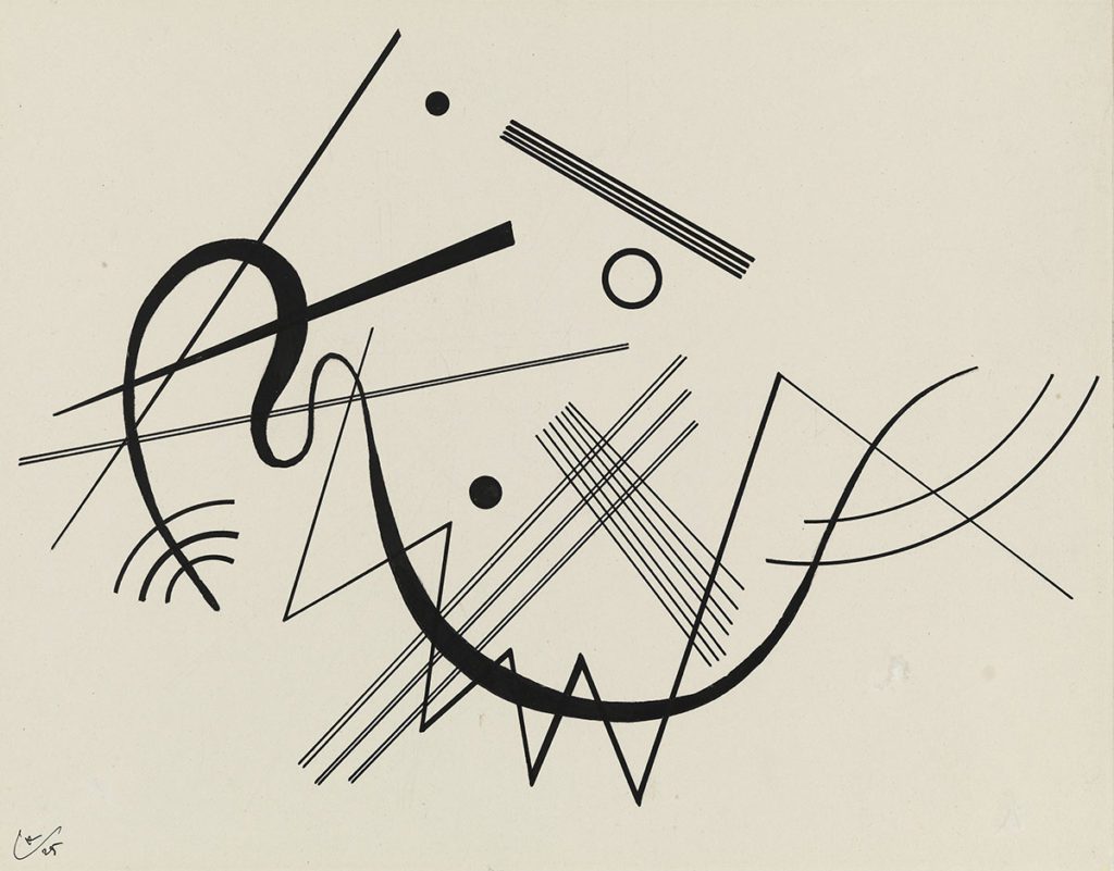 1925 Kandinsky, types of drawing types of art