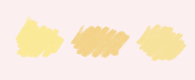 Pale yellow light spring color palette