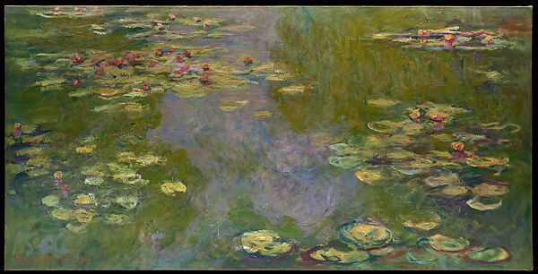 Water Lillie’s Claude Monet famous oil paintings