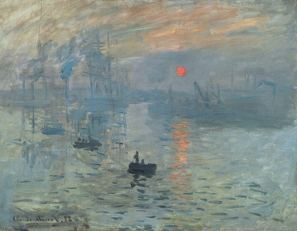 Impression, sunrise Claude Monet the history of modern art