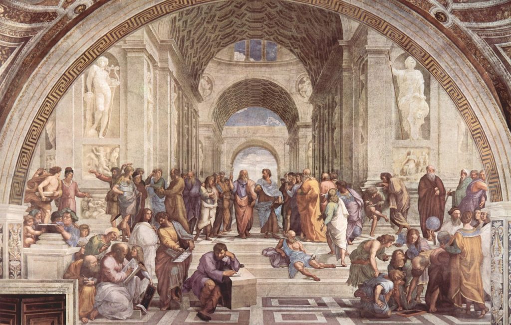 The school of Athens famous renaissance paintings