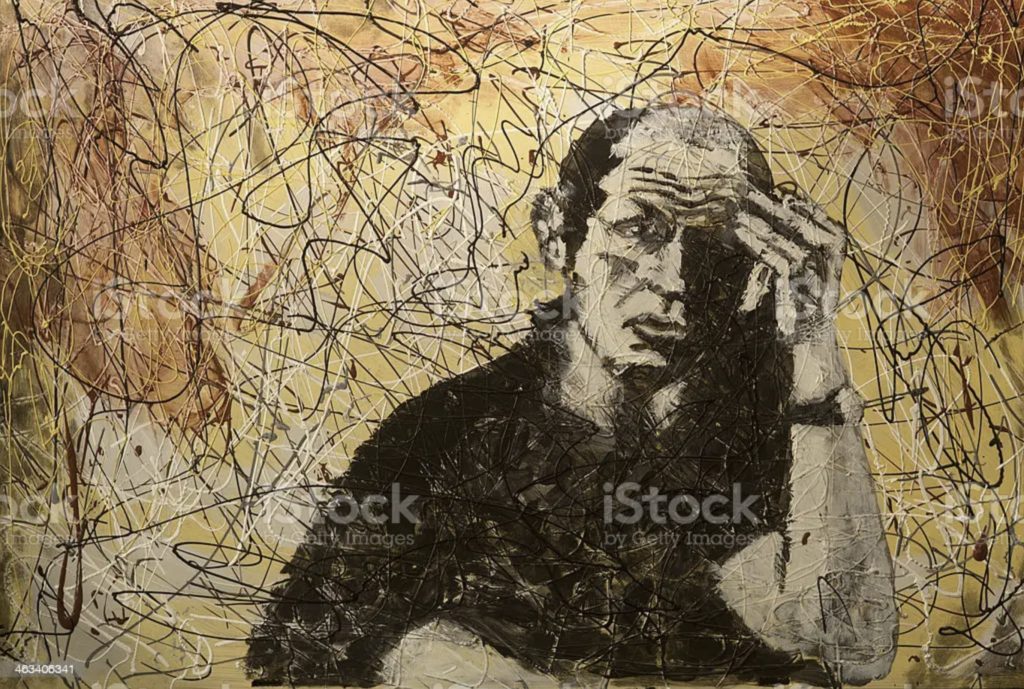 Jackson pollock screenshot portrait of pollock for mental health artists