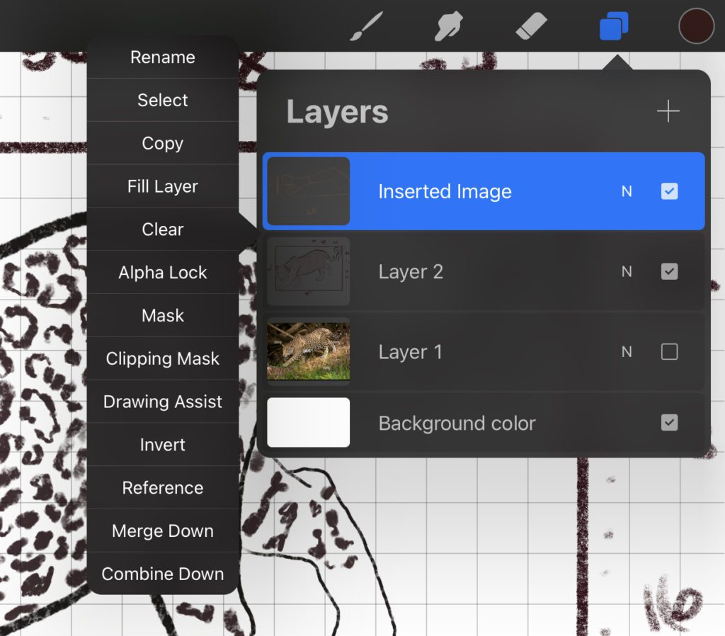 How to use a clipping mask on procreate