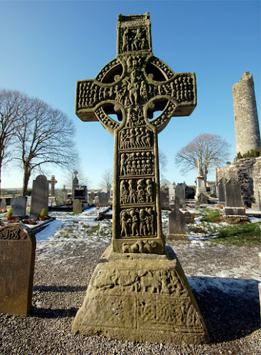 High Crosses at Monasterboice in Ireland