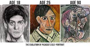 Pablo Picasso and the evolution of his self portraits 