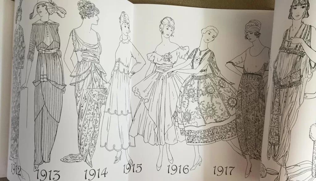 Vogue themed coloring book